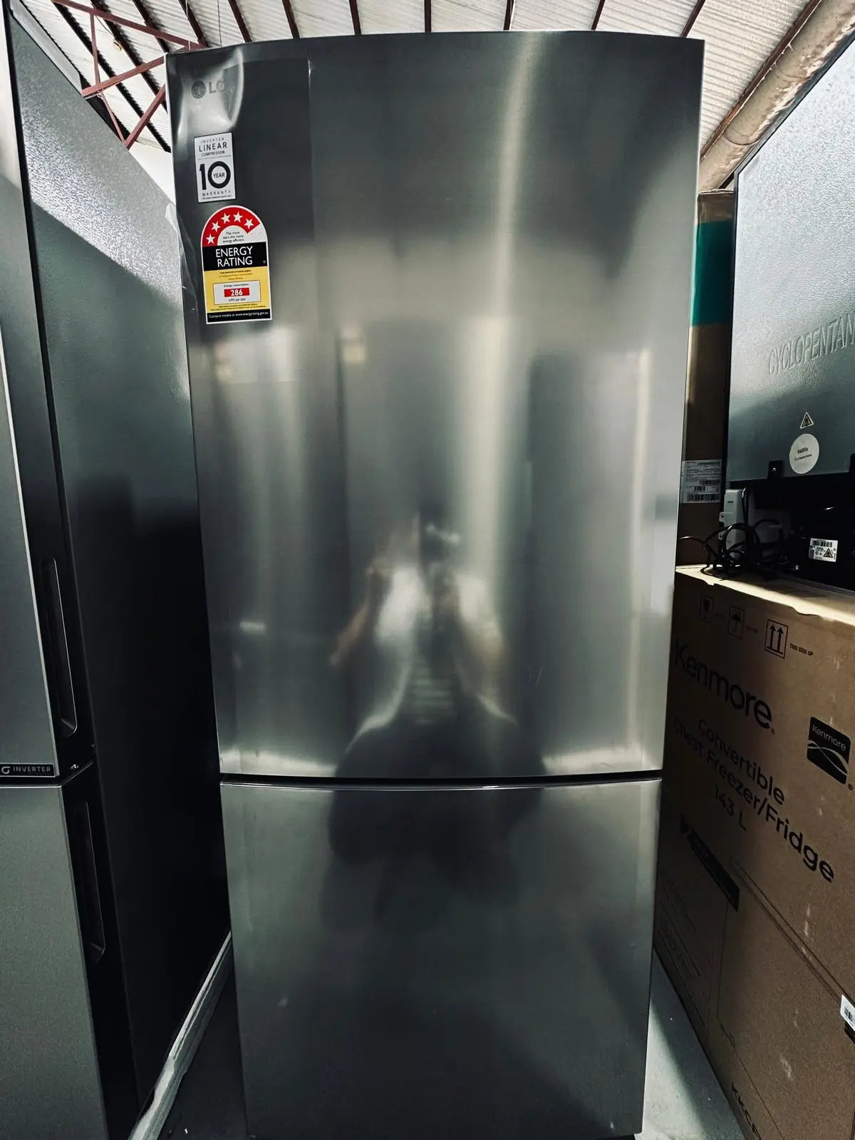 LG 420L Bottom Mount Fridge Freezer – Factory Seconds | ADELAIDE