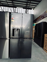 LG 506L Quad Door Fridge Freezer – Black Steel with Non-Plumbed Water & Ice – Factory Seconds | ADELAIDE
