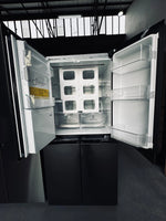 LG 506L Quad Door Fridge Freezer – Black Steel with Non-Plumbed Water & Ice – Factory Seconds | ADELAIDE