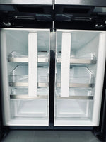 LG 506L Quad Door Fridge Freezer – Black Steel with Non-Plumbed Water & Ice – Factory Seconds | ADELAIDE