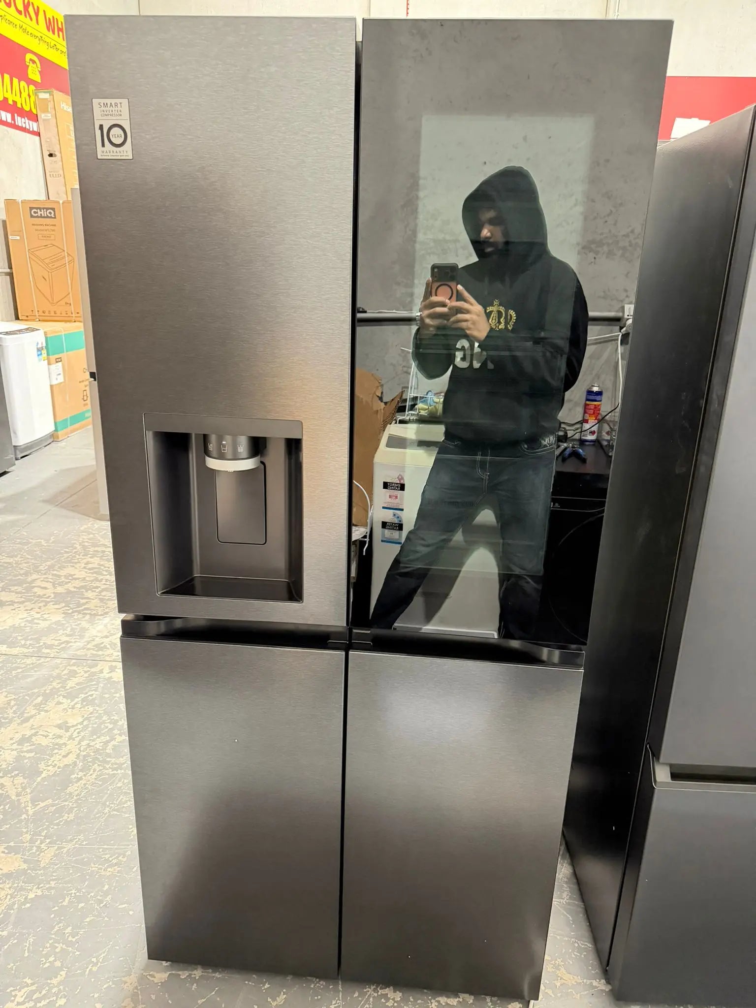 LG 508L Fridge Freezer – Near New