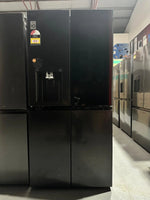 LG 508L InstaView Quad Door Fridge Freezer – Factory Seconds (Plumbed Ice & Water, Smart Inverter, Matte Black) | ADELAIDE