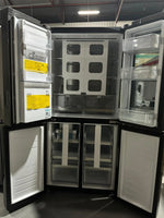 LG 508L InstaView Quad Door Fridge Freezer – Factory Seconds (Plumbed Ice & Water, Smart Inverter, Matte Black) | ADELAIDE