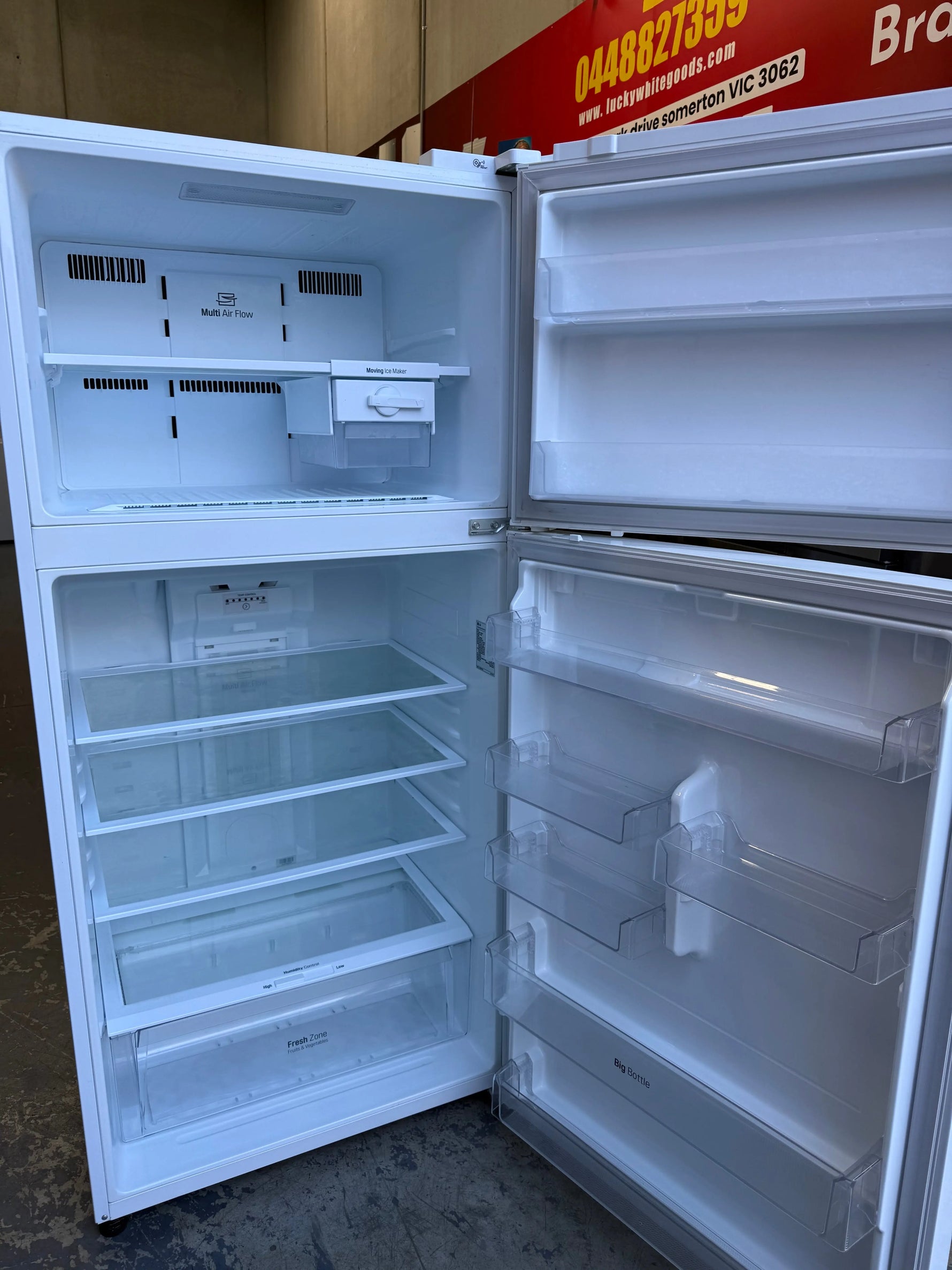 LG 515L Top Mount Fridge – Westinghouse 7.5kg Front Load Washer | MELBOURNE