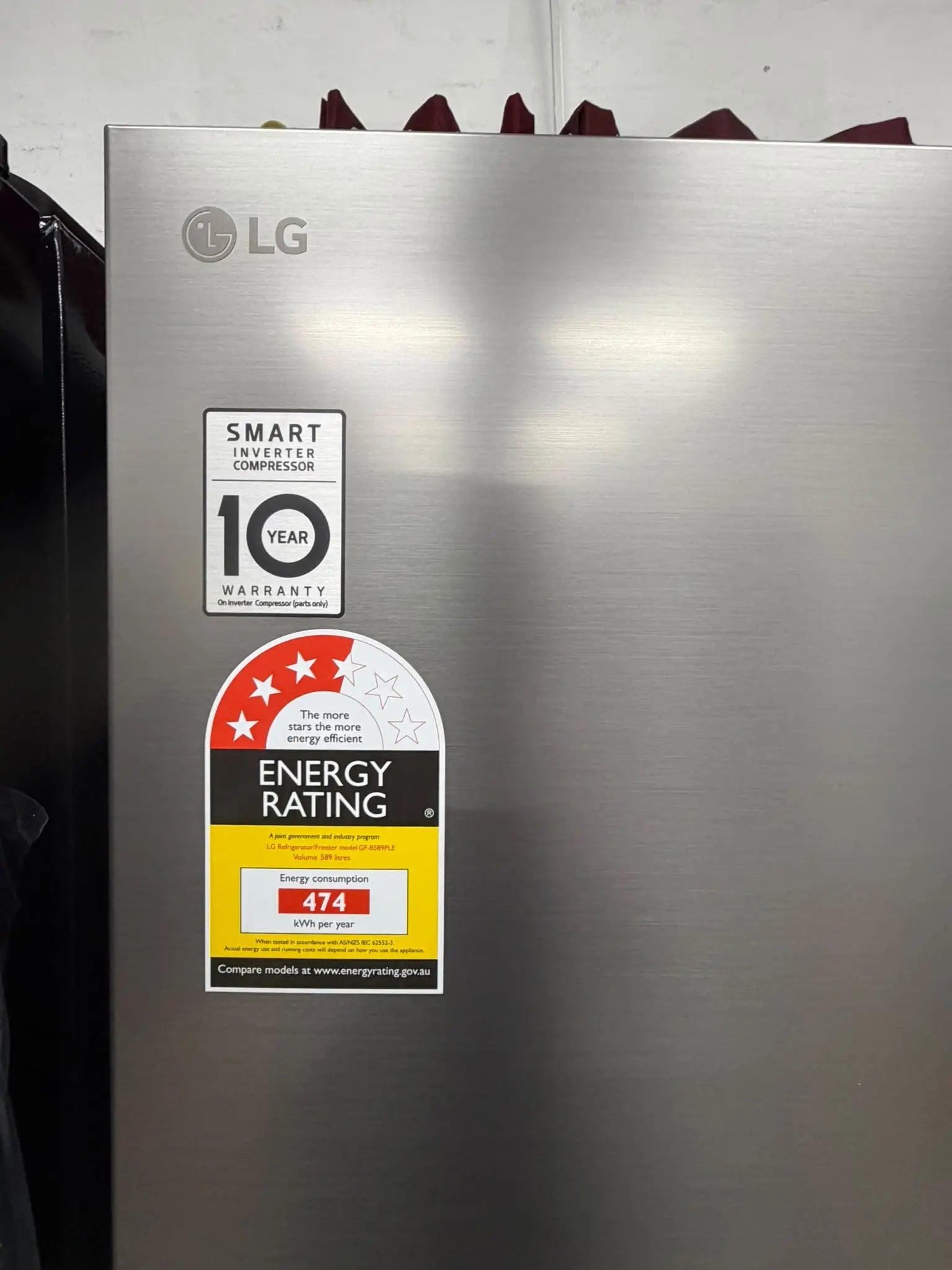 LG 589L French Door Fridge GF-B589PLE – Factory Seconds