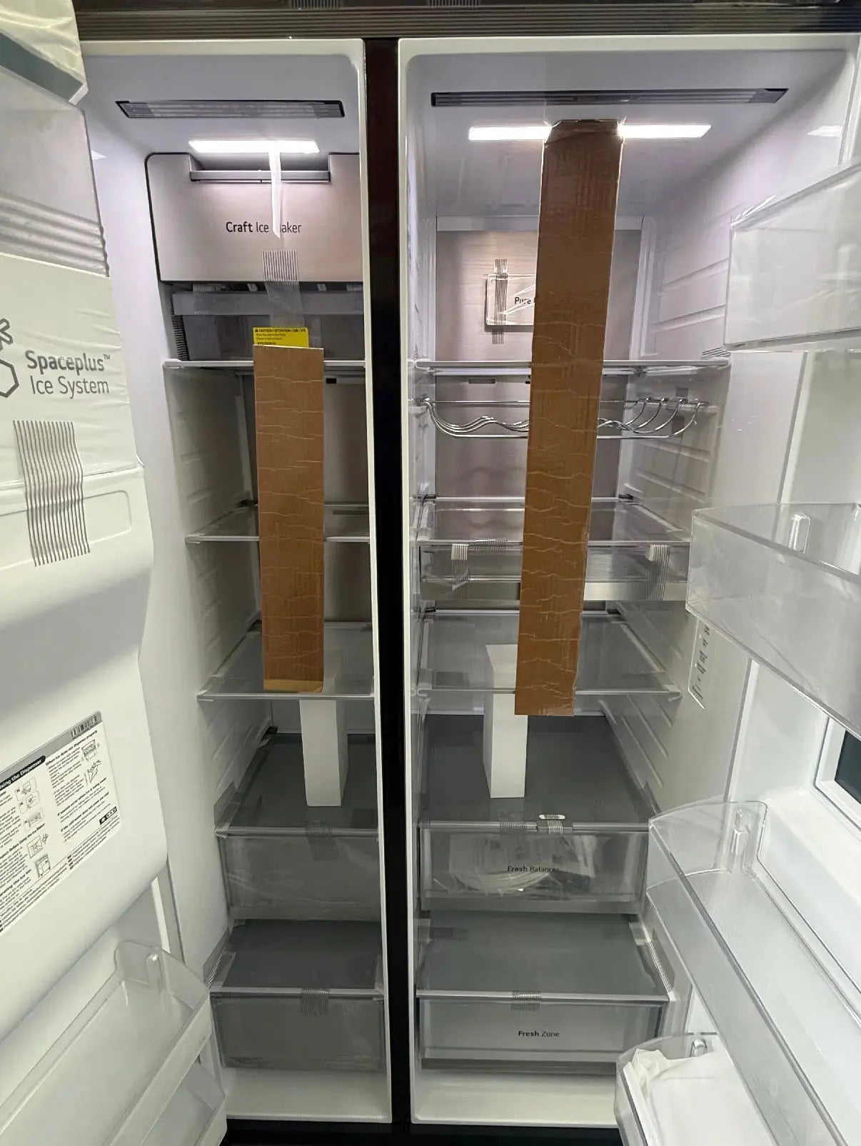 LG 635L Side-by-Side Fridge – Factory Seconds | GS-V600MBLC | ADELAIDE