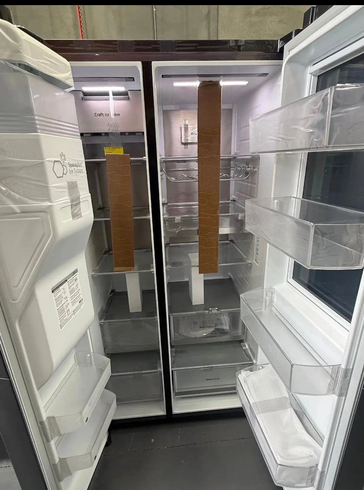 LG 635L Side-by-Side Fridge – Factory Seconds | GS-V600MBLC | ADELAIDE