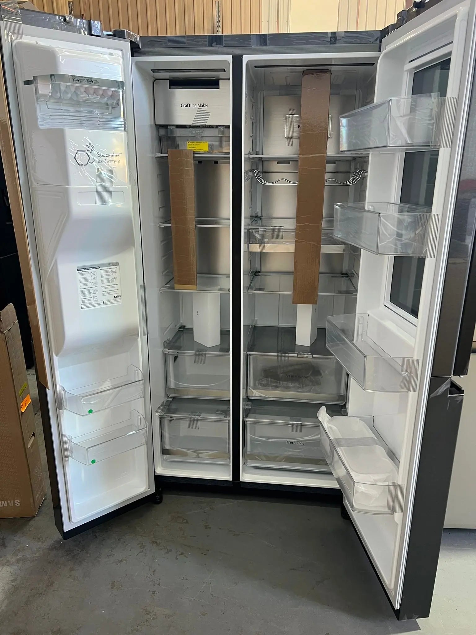 LG 635L Side-by-Side Fridge – Factory Seconds | GS-V600MBLC | ADELAIDE
