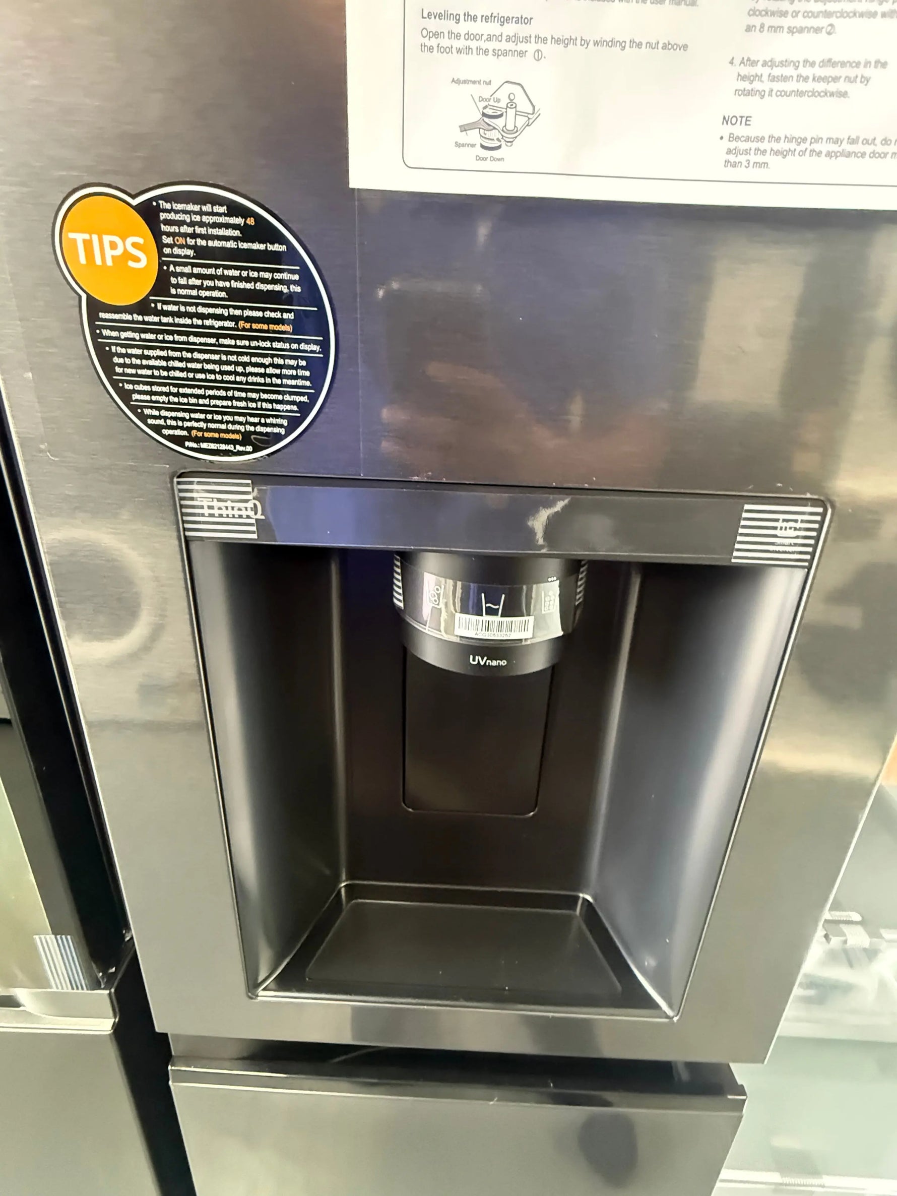 LG 635L Side-by-Side Fridge – Factory Seconds | GS-V600MBLC | MELBOURNE