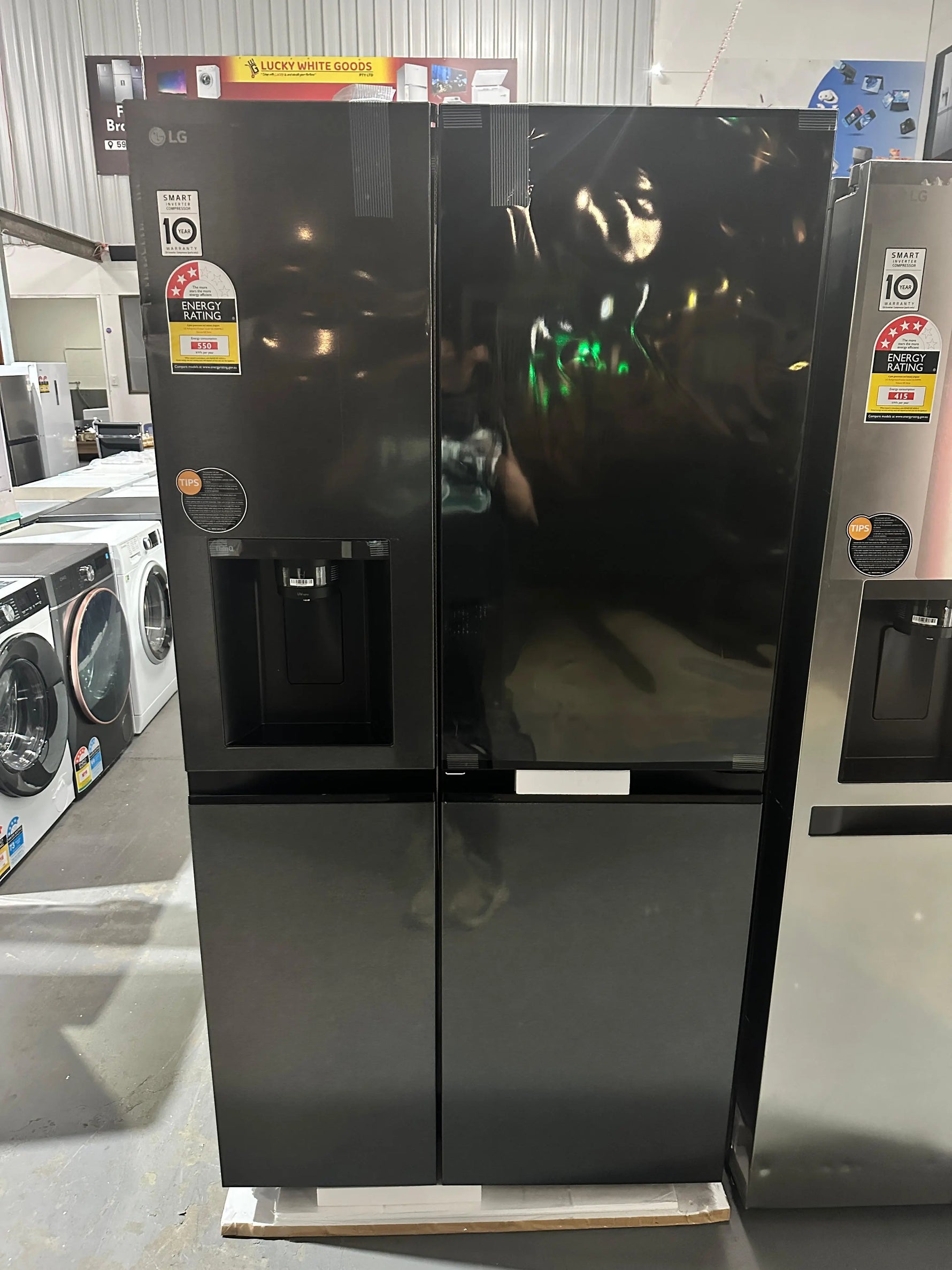 LG 635L Side by Side Refrigerator Freezer – Factory Second | ADELAIDE