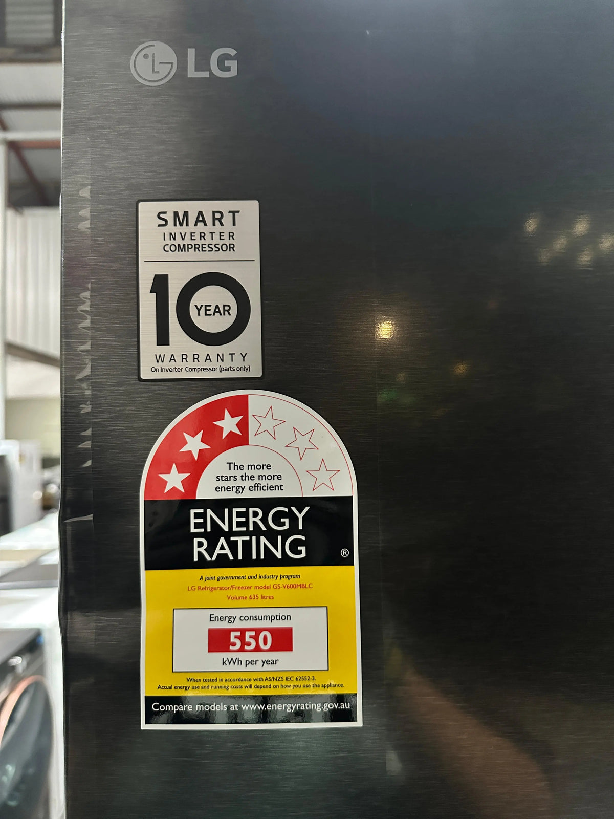 LG 635L Side by Side Refrigerator Freezer – Factory Second | ADELAIDE