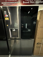 LG 642L InstaView Quad Door Fridge Freezer with Plumbed Ice & Water (Factory Seconds)