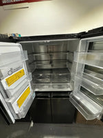LG 642L InstaView Quad Door Fridge Freezer with Plumbed Ice & Water (Factory Seconds)