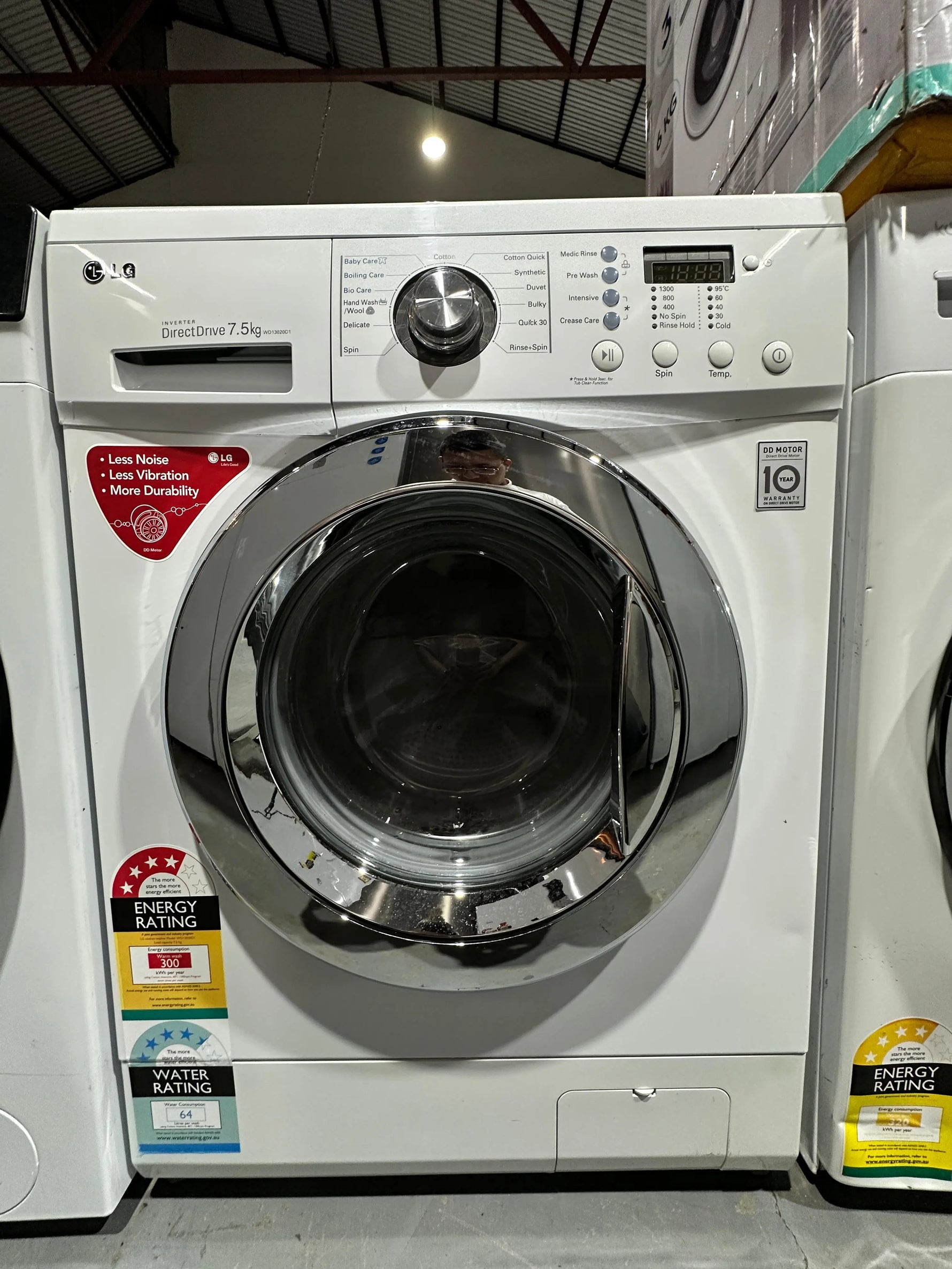 LG 7.5kg Inverter Direct Drive Front Load Washer – Refurbished | ADELAIDE
