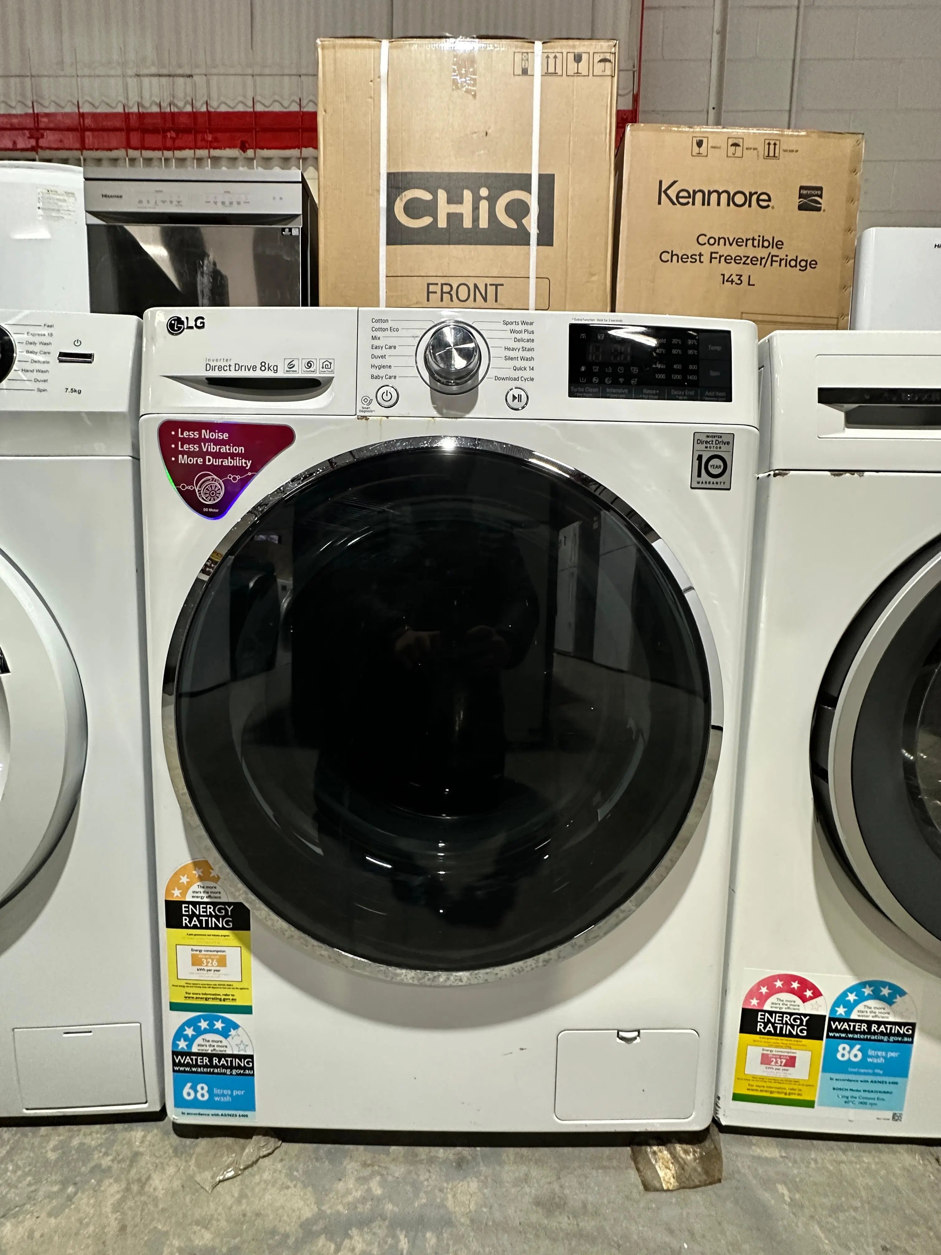 LG 8kg Front Load Washing Machine – Refurbished | ADELAIDE