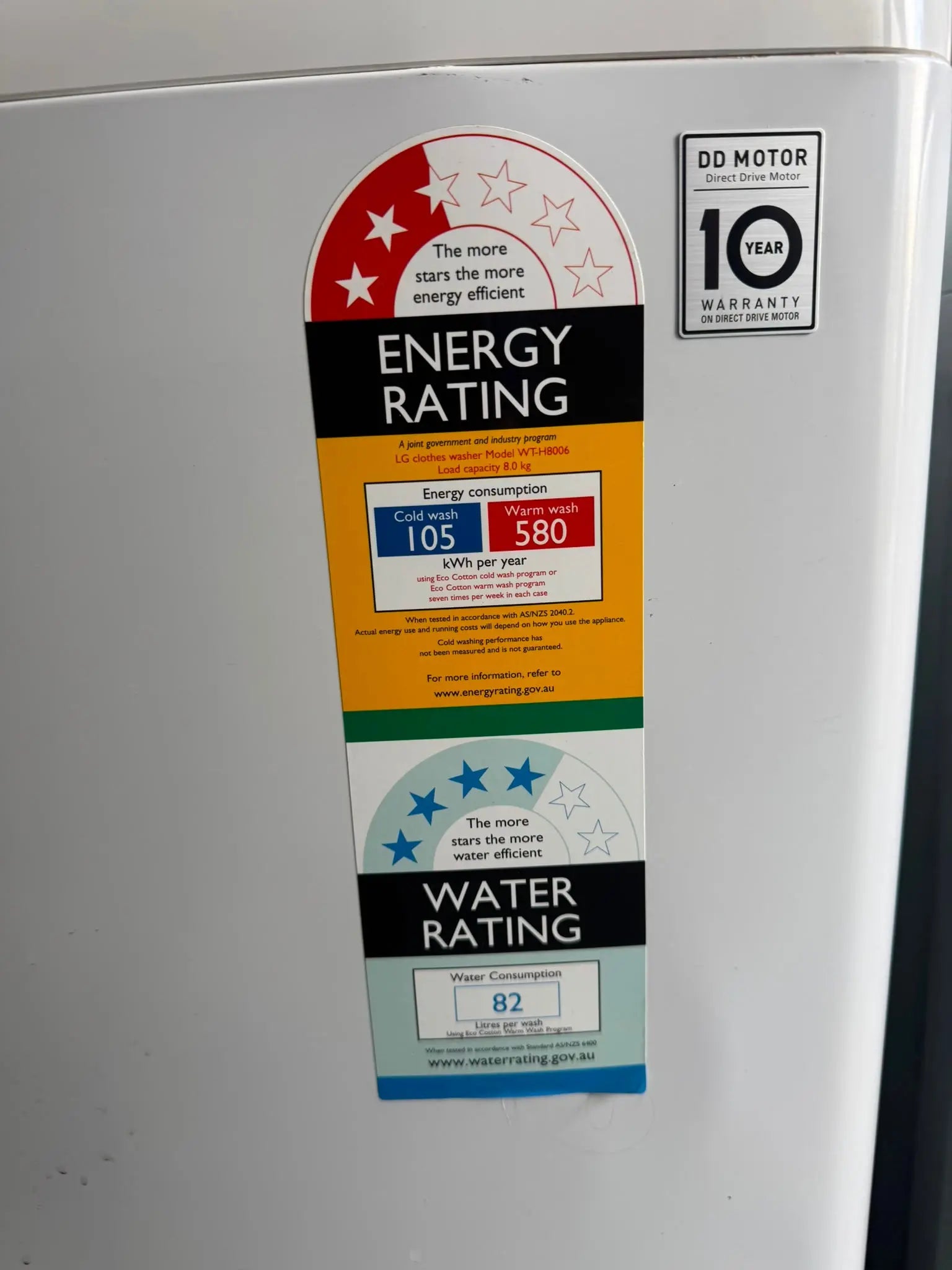 LG 8kg Refurbished Top Load Washing Machine | PERTH