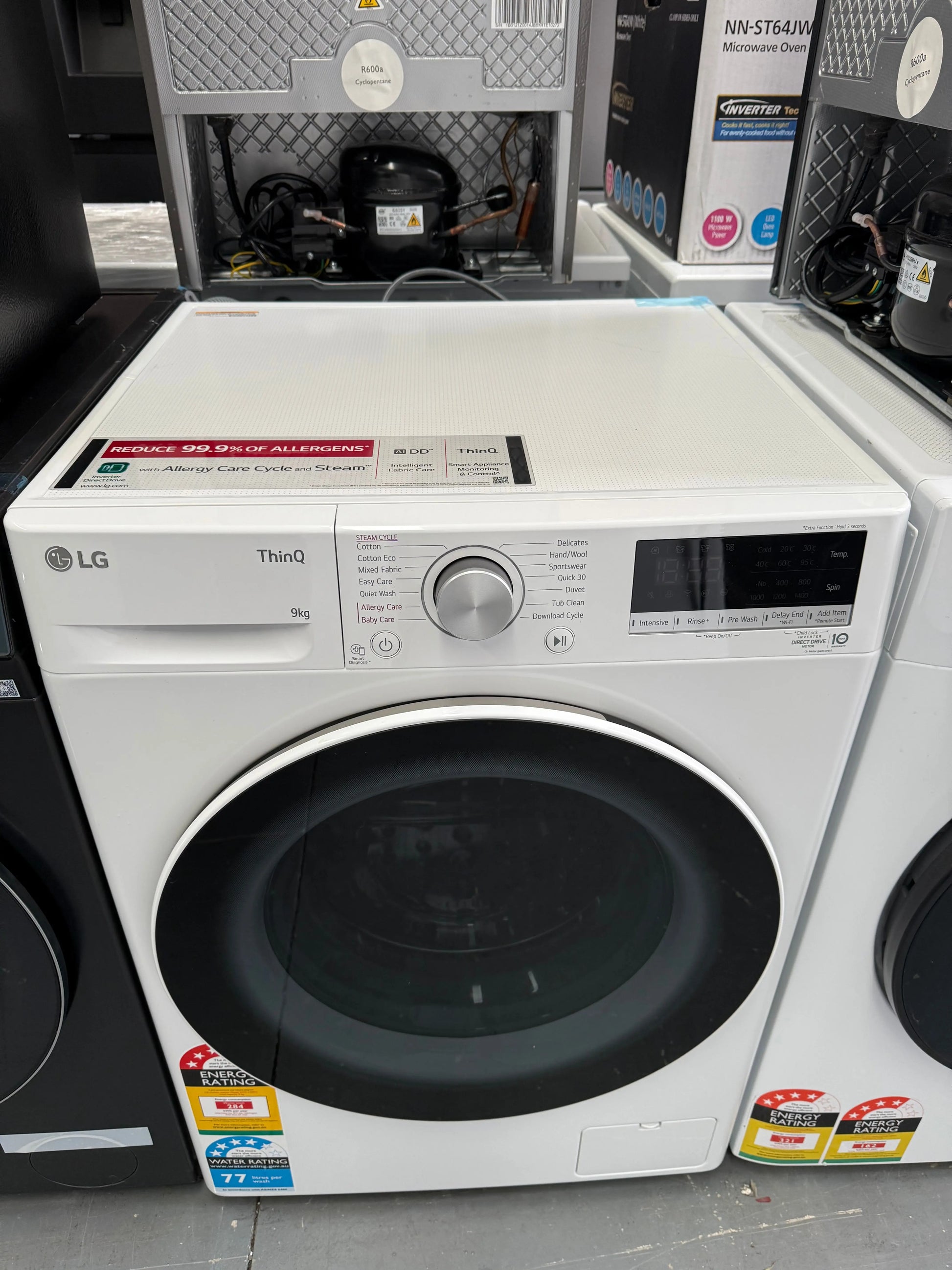 LG 9kg Front Load Washing Machine – Near to New Condition | WV5-1409W | MELBOURNE