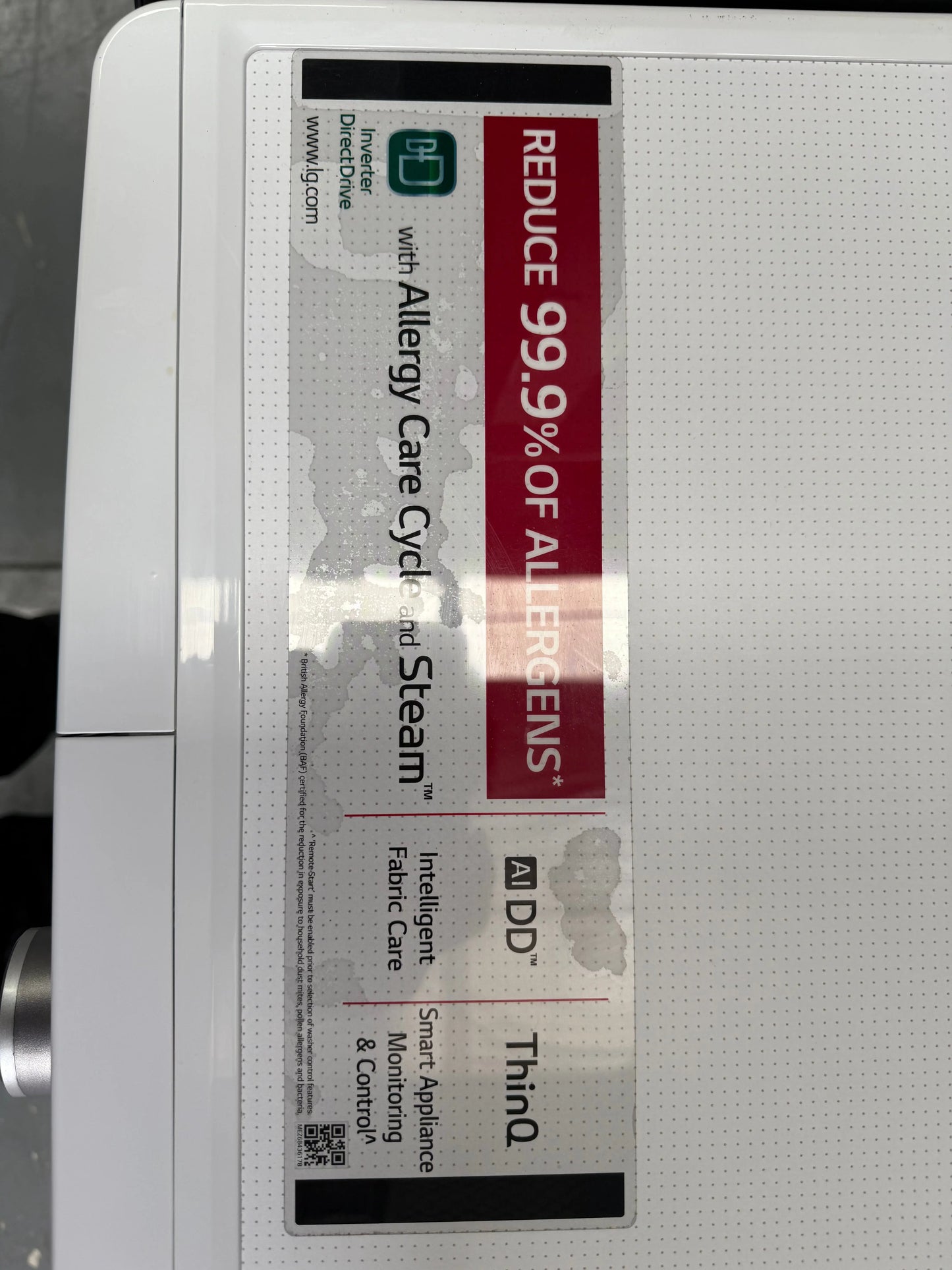 LG 9kg Front Load Washing Machine – Near to New Condition | WV5-1409W | MELBOURNE