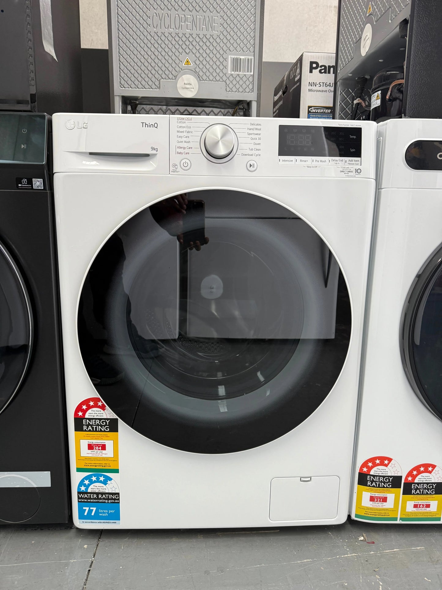 LG 9kg Front Load Washing Machine – Near to New Condition | WV5-1409W | MELBOURNE