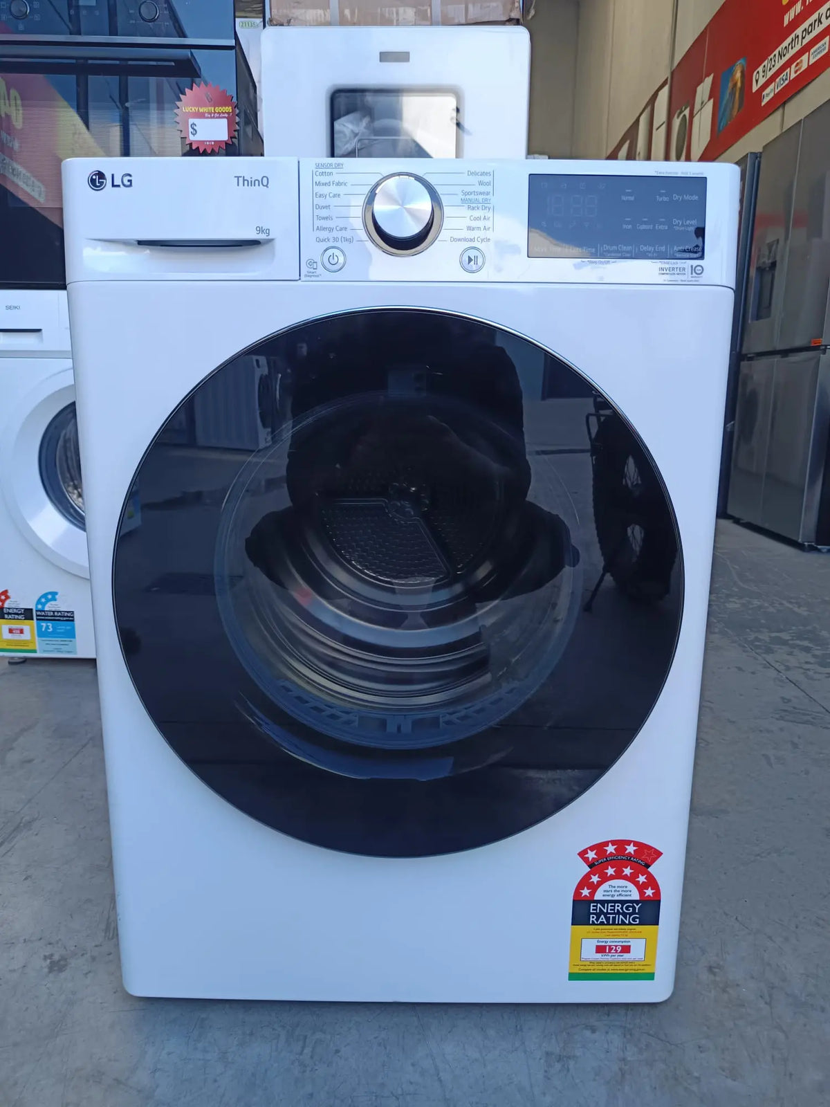 LG 9kg Series 9 Super Efficiency Heat Pump Dryer – Refurbished | MELBOURNE
