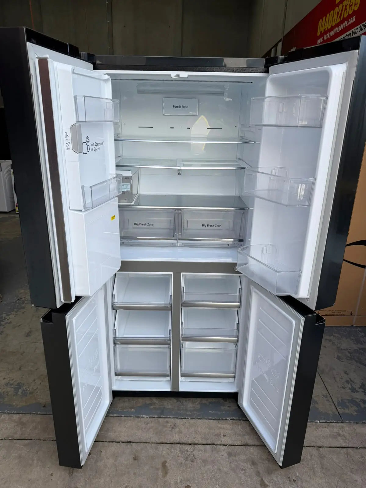 LG GF-L570MBNL 570L French Door Fridge Freezer | MELBOURNE