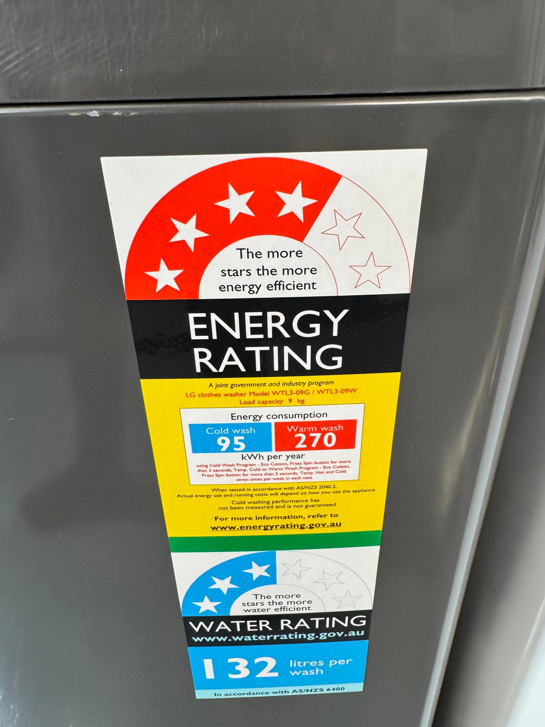 LG Series 3 9kg Top Load Washing Machine Grey WTL3-09G | SYDNEY