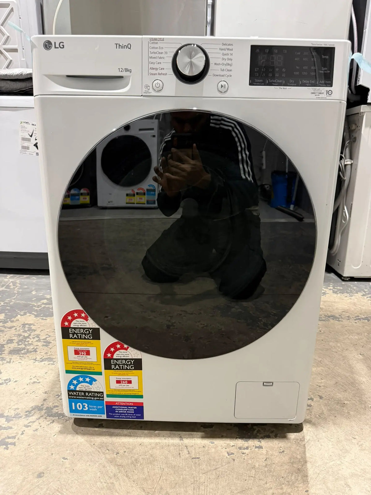 LG Series 9 12kg/8kg Washer Dryer Combo – Refurbished | MELBOURNE