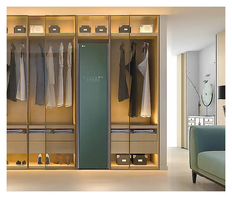 LG Styler SC5FG Clothing Care System – Forest Green – Factory Second | ADELAIDE