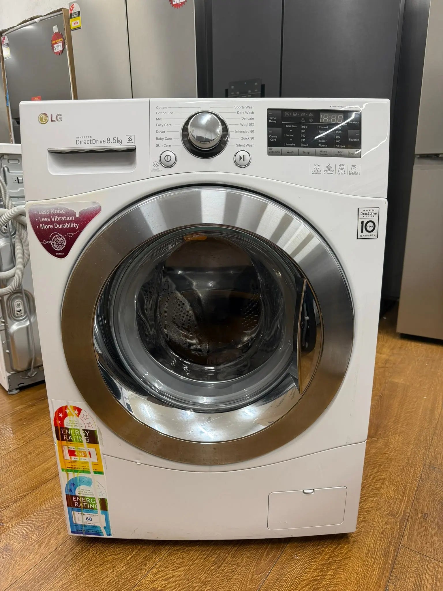 LG WD14130D6 8.5kg 6-Motion Direct Drive Front Load Washing Machine – Refurbished