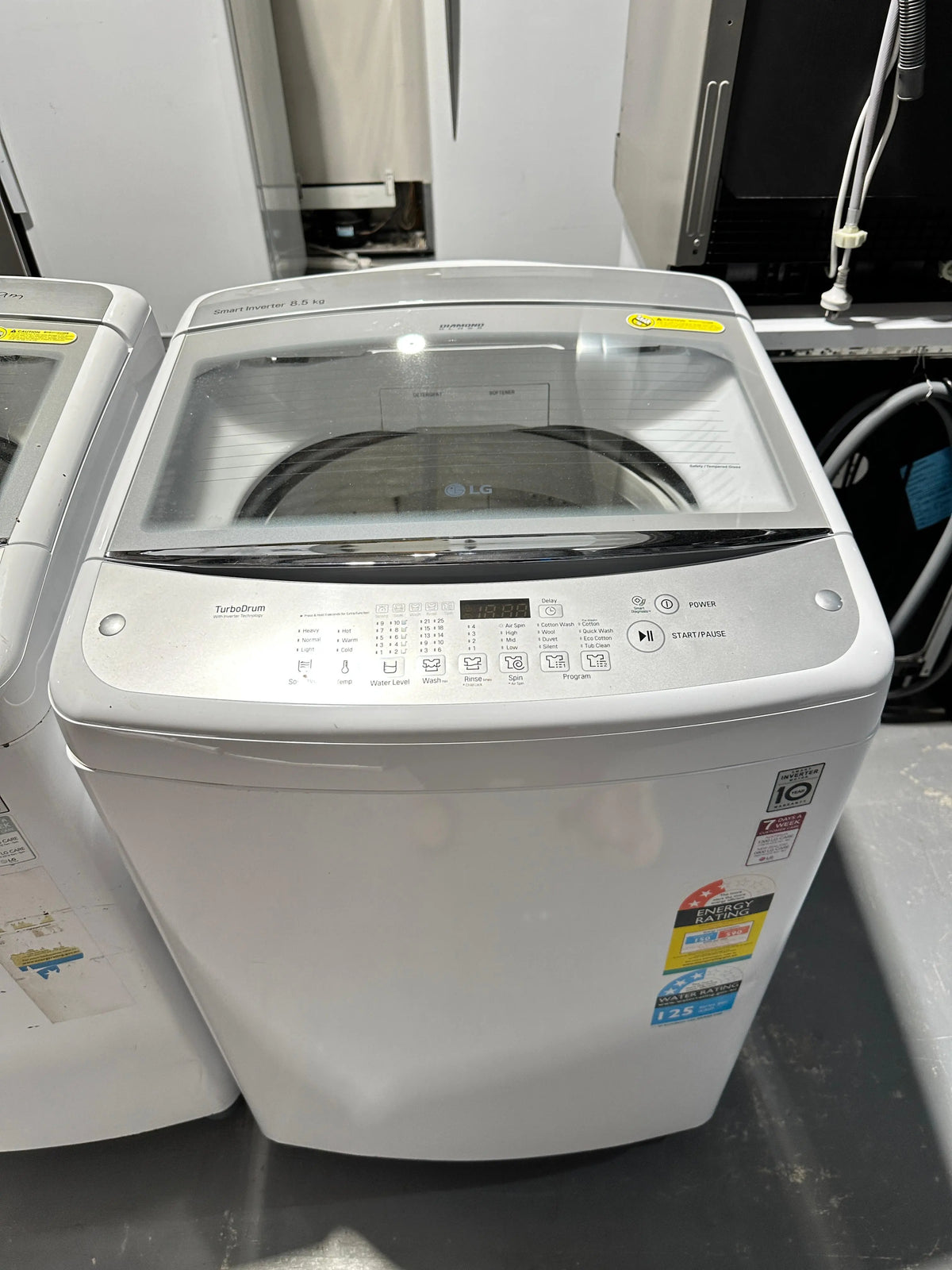LG WTG8520 8.5kg Smart Inverter Top Load Washer – Refurbished | PERTH