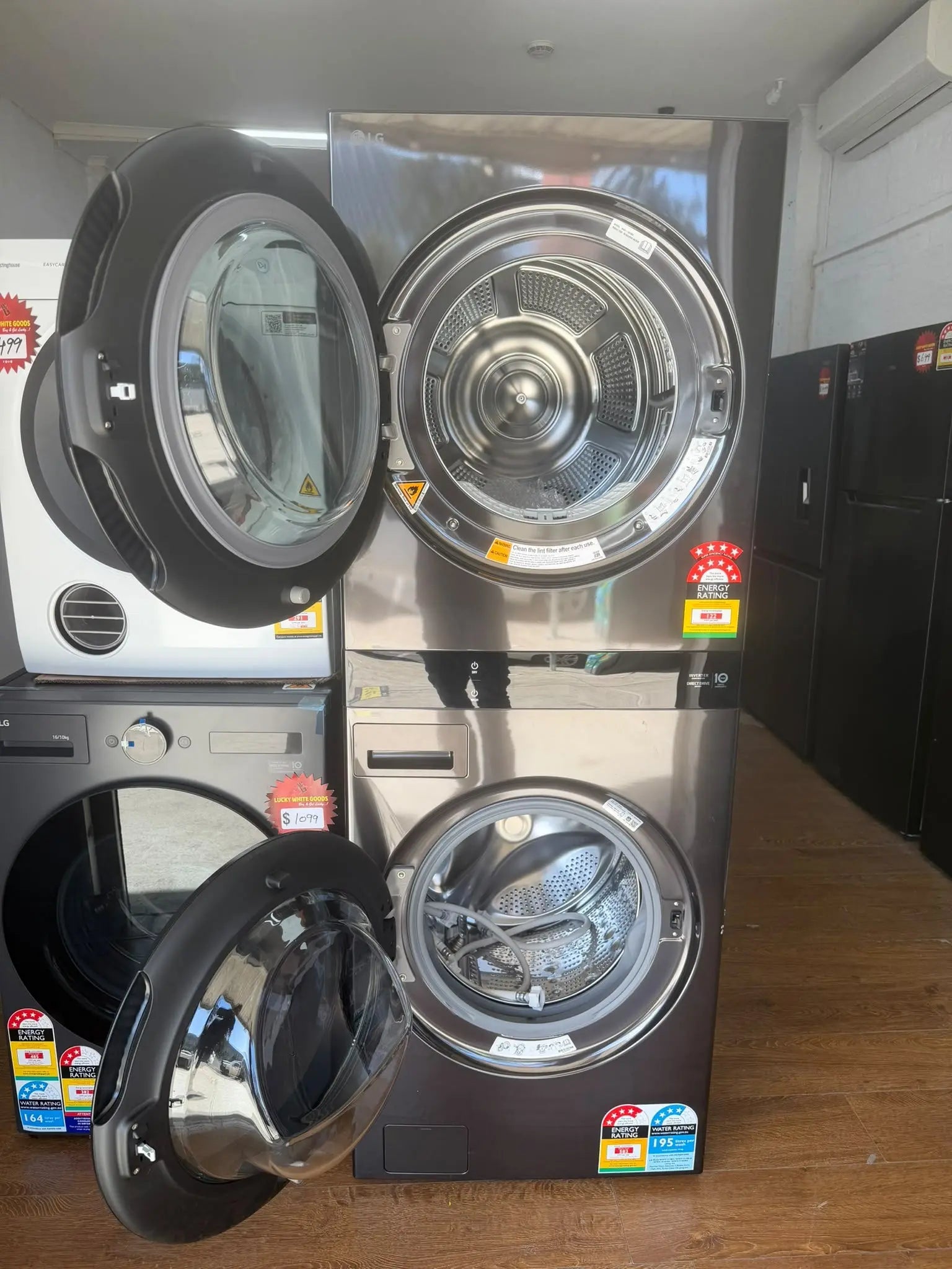 LG WashTower 19kg - 10kg Washer Dryer Combo – Factory Second | RESERVOIR