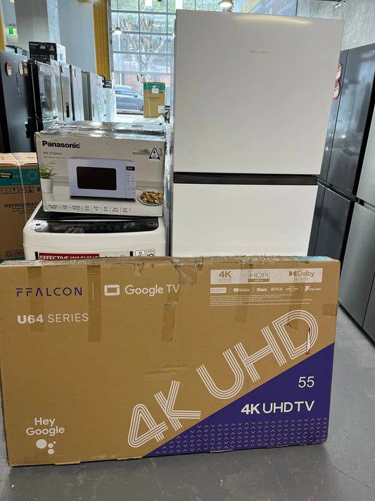 Lucky’s Combo deal fridge washer Tv and microwave | ALEXANDRIA