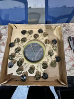 Midnight Leaf Statement Wall Clock | ADELAIDE
