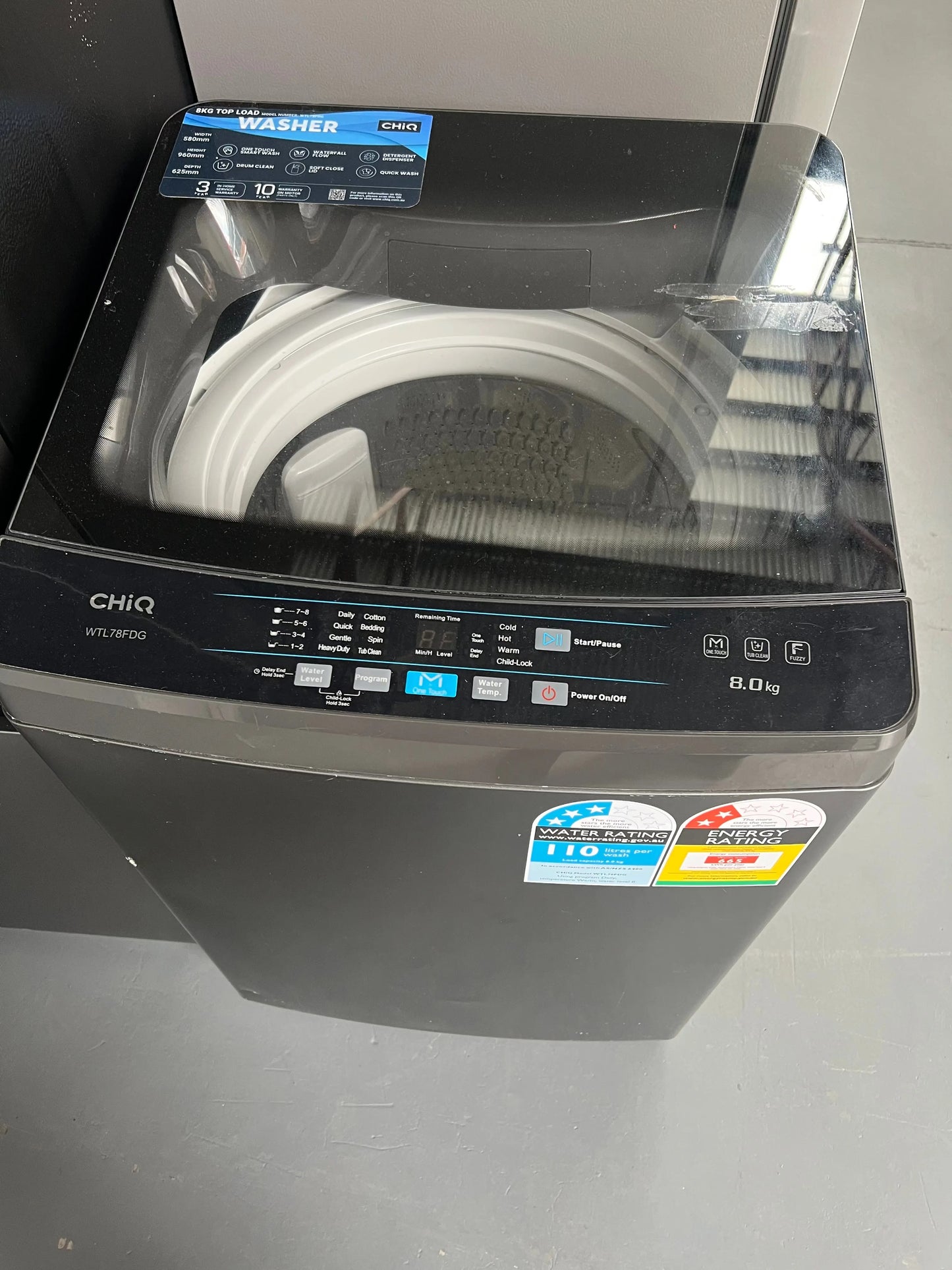 Near New Condition CHIQ 8kgs Washing Machine | ADELAIDE