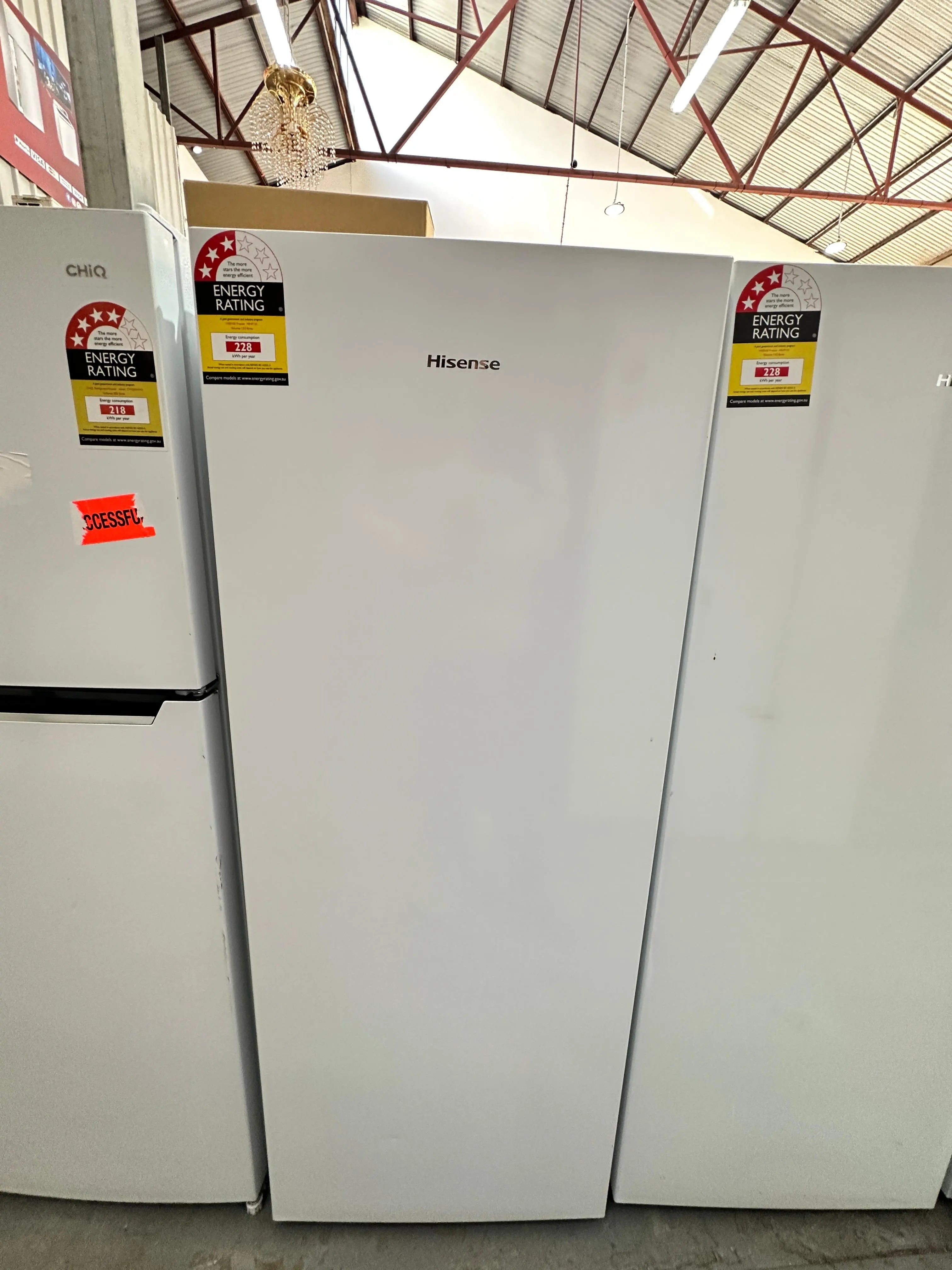 Near New Hisense 155L Vertical Freezer – HRVF155 | ADELAIDE