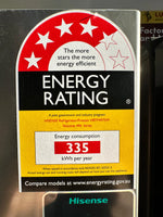 Near-New Hisense 496L Top Mount Fridge Freezer | ADELAIDE