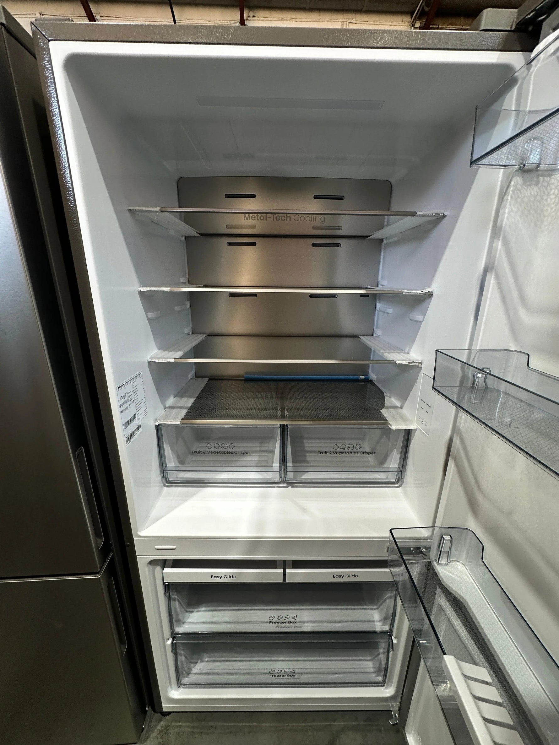 Near-New Hisense 503L Bottom Mount Fridge Freezer