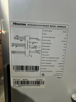 Near-New Hisense 503L Bottom Mount Fridge Freezer