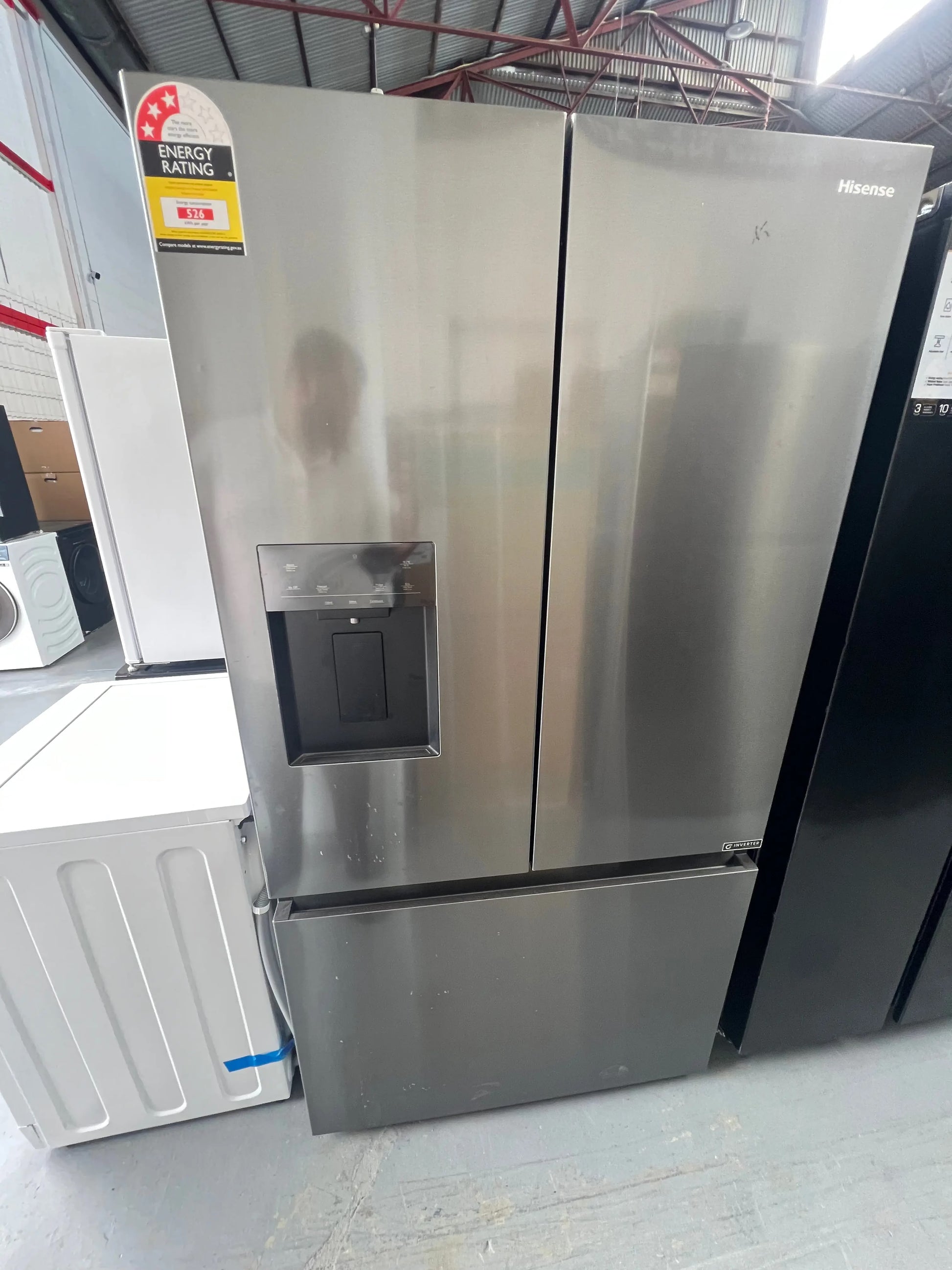 Near new Condition Hisense 634 Litres Fridge Freezer | ADELAIDE