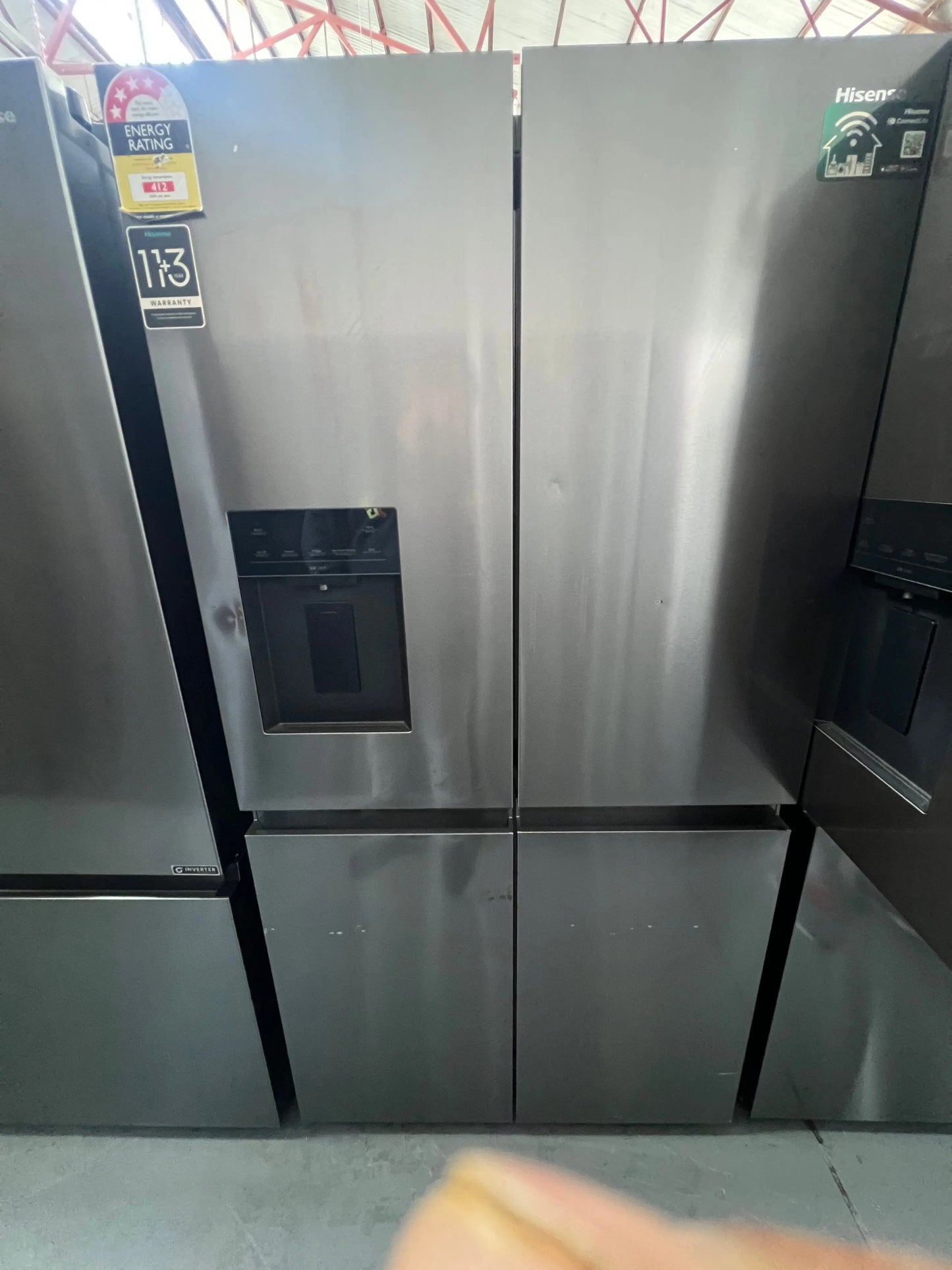 Near new Condition Hisense 640 Litres Fridge Freezer | ADELAIDE