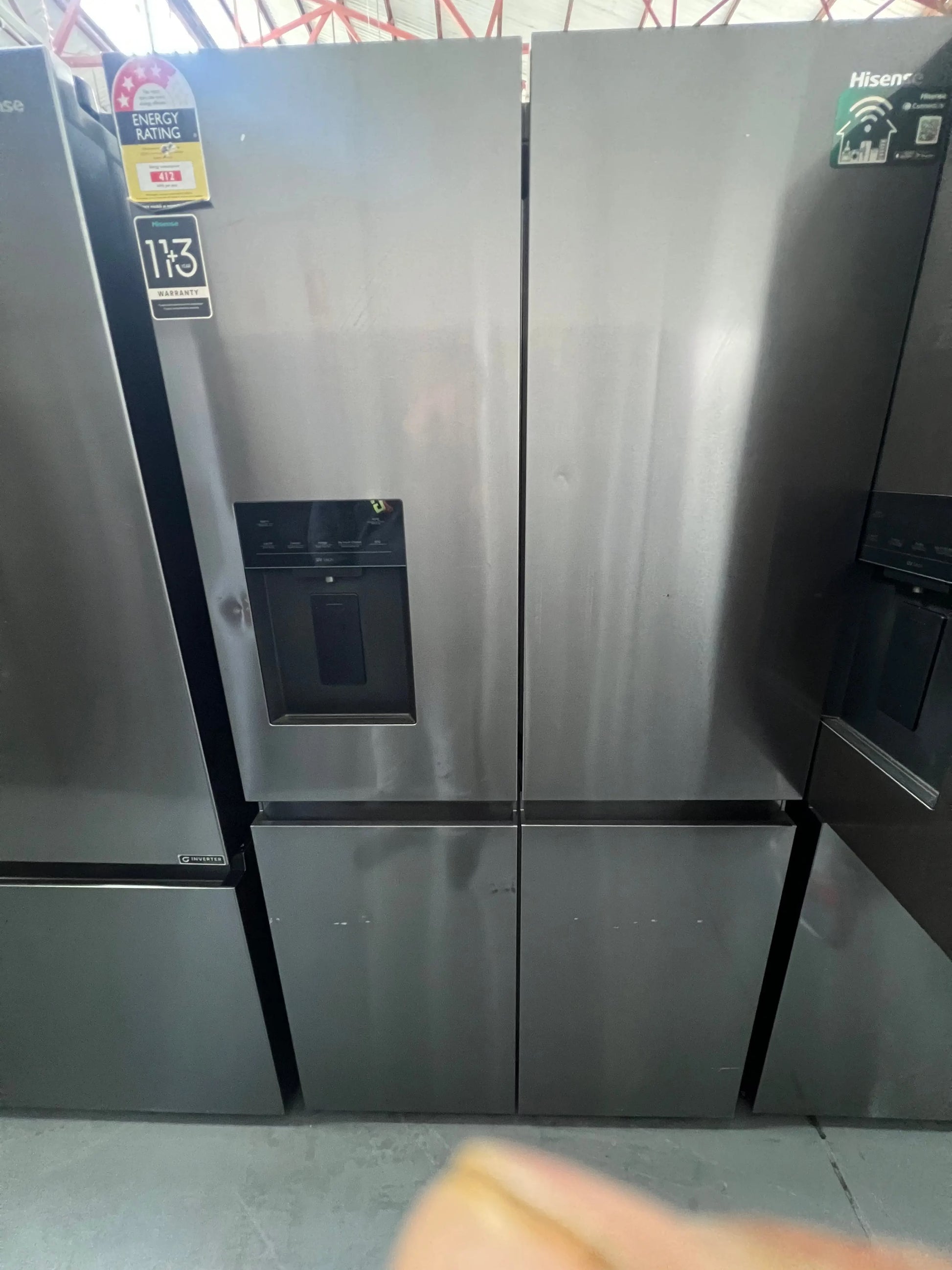 Near new Condition Hisense 640 Litres Fridge Freezer | ADELAIDE