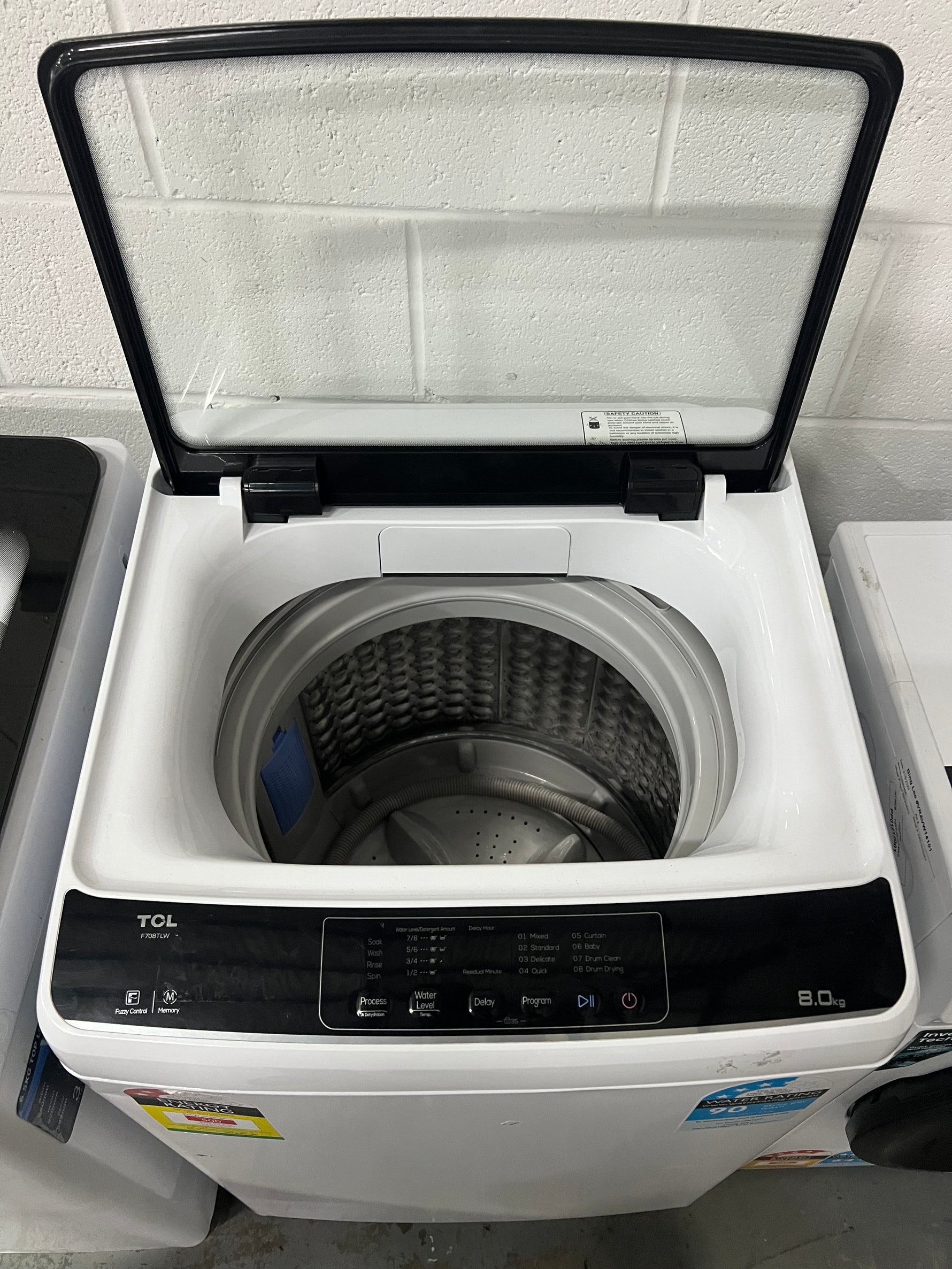 Near new Condition TCL 8 Kgs Washing Machine F708TLW | ADELAIDE