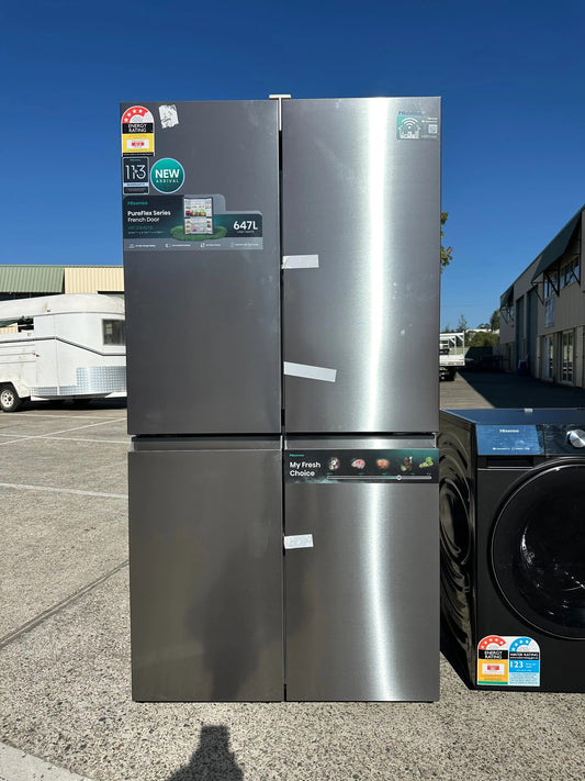 New Hisense 647L refrigerator and refurbished hisense 12 KG washer (combo) | BRISBANE