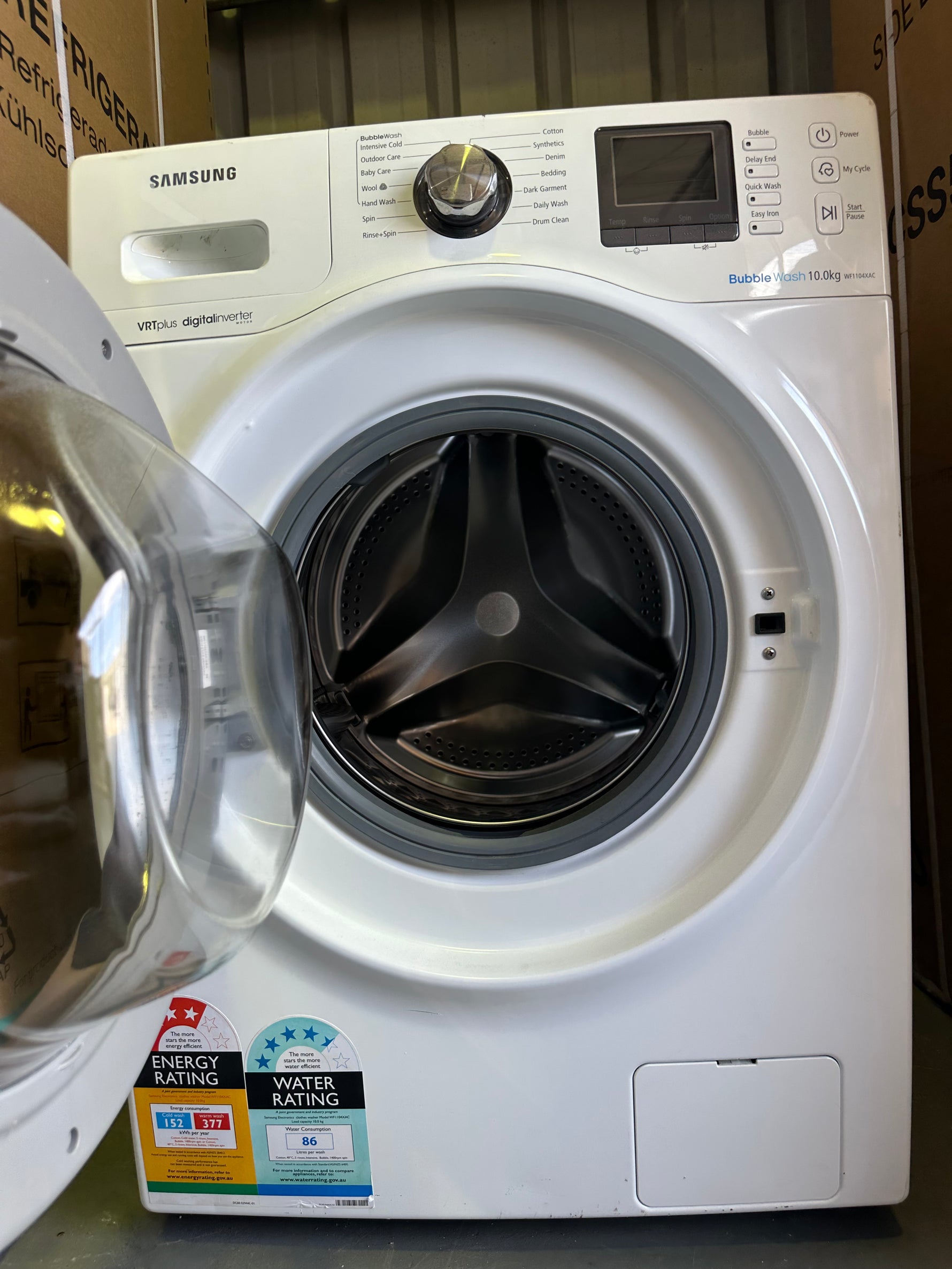 New hisense 640 L refrigerator and refurbished Samsung 10 Kg washer | BRISBANE