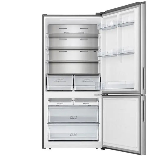 New in Box Hisense 503L PureFlat Bottom Mount Fridge Stainless Steel HRBM503S | SYDNEY