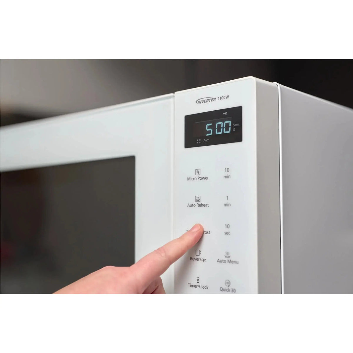 Panasonic 32L 1100W Inverter Microwave Oven – White | PERTH