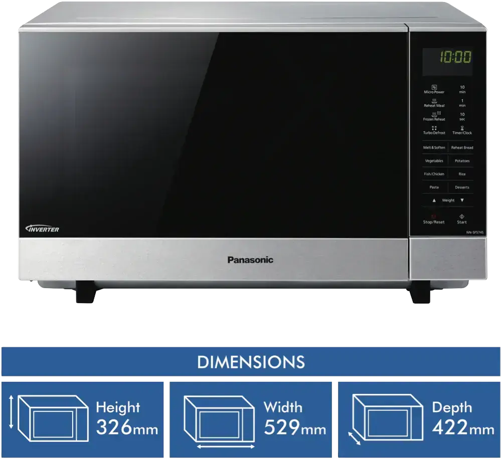 Panasonic 32L microwave oven NN-Sf574S | ALEXANDRIA