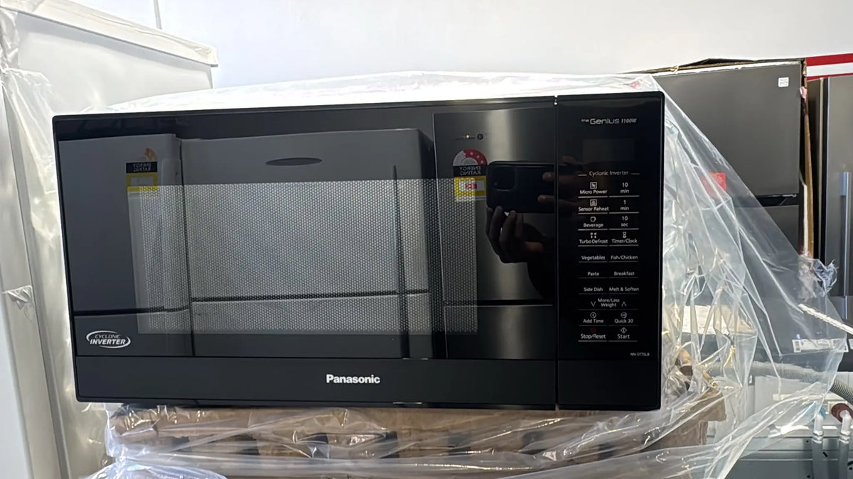 Panasonic 44L 1100W Genius Inverter Microwave Oven – Stainless Steel | PERTH