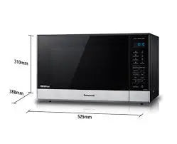 Panasonic NN‑ST665B 27L Convection Microwave Oven – Black | PERTH