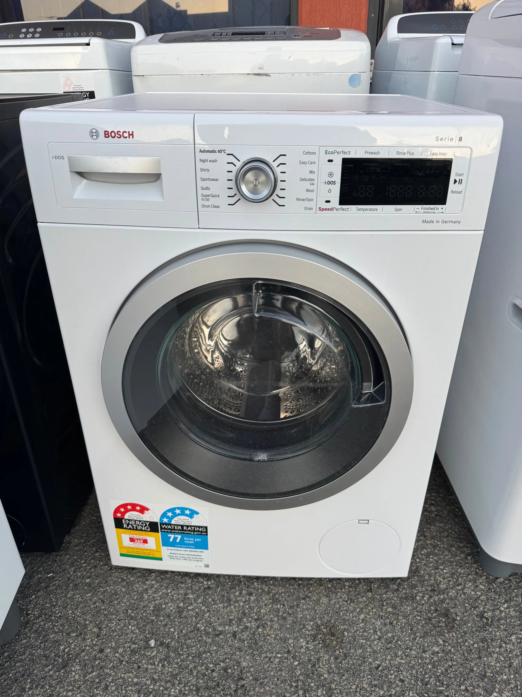 Refu Bosch series 8 8kg washing machine | PERTH